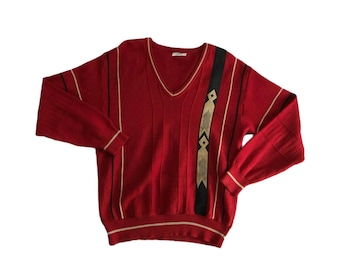 Jersey vintage italiano de color rojo