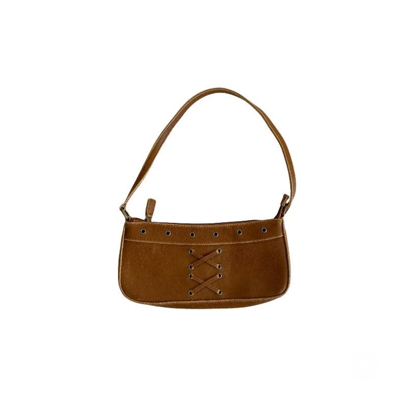Vintage Leather Corset Mini Purse main image 1
