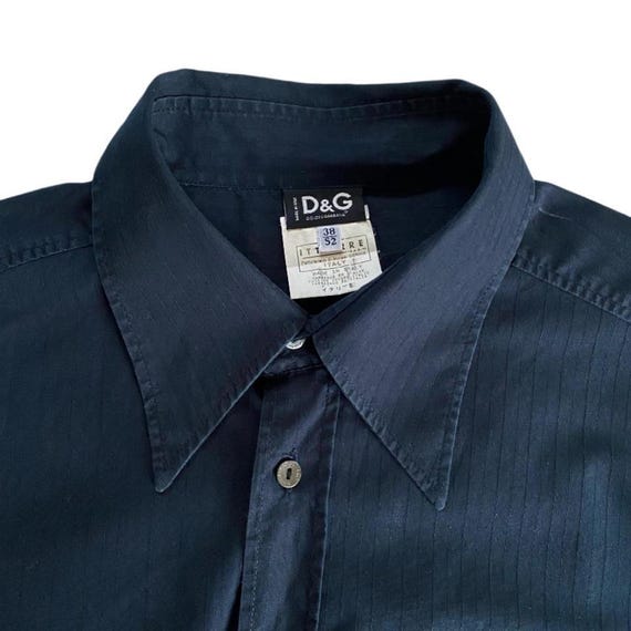 Vintage Dolce and Gabbana Navy Shirt, D and G Designer - Etsy