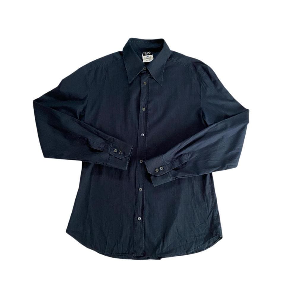 Vintage Dolce and Gabbana Navy Shirt, D and G Designer - Etsy