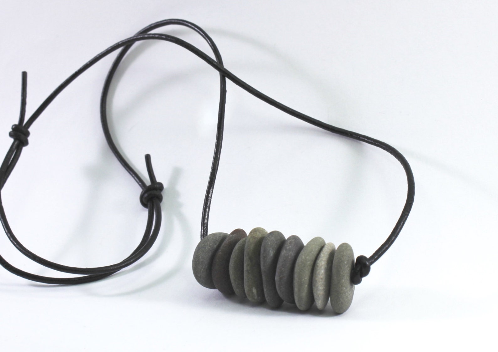 Rock Necklace Zen Necklace Buddhist Stone Stack Spiritual Etsy