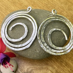 large lightweight earrings aluminium hoop earrings swirl drop earrings statement earrings large circle earrings big hoop earrings modern