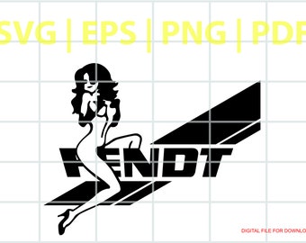 FENDT - sexy girl svg | Cut File Cricut | Silhouette | Svg Pdf Eps Png