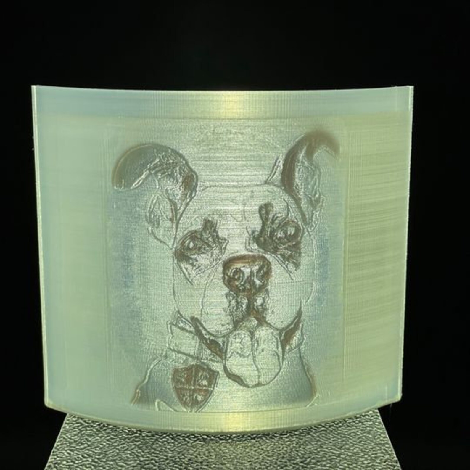 Customized 3D Printed Color Lithophane Night Light Etsy Polska