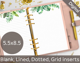 dot grid half page etsy