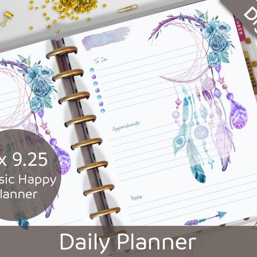 HAPPY PLANNER PRINTABLE Daily Planner Refills / Inserts 7 X | Etsy