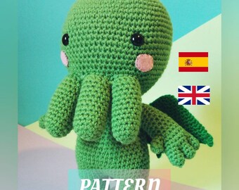 Cthulhu PDF crochet pattern / Cthulhu PDF patrón crochet