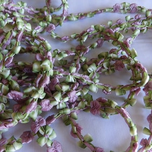 1 Yard  Stunning Rococo Flower Trim 1/2&quot; wide  Mauve (Now Discontinued)