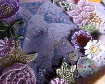 Crazy Quilting Kit: Easter Embellishments, Kensitas Silk Flower