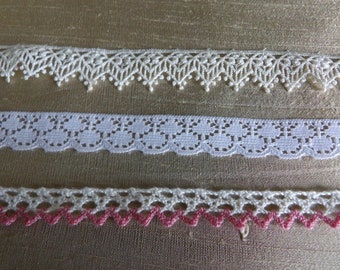 3 Yards   Lace Trim Crochet, Venice and Poly