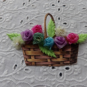A Crazy Quilting Embellishment &quot; Spring Basket&quot;