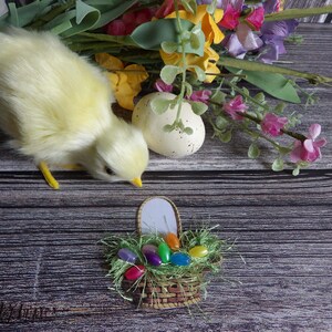 A Crazy Quilting Embellishment &quot; Easter Egg Spring Basket&quot;