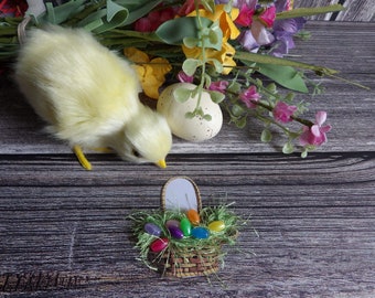 A Crazy Quilting Embellishment " Easter Egg Spring Basket" Iron-On