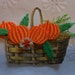 A Crazy Quilting Embellishment " Fall Basket" Pumpkins from the Patch