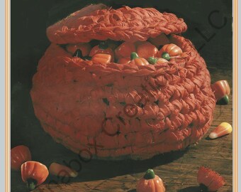 Crochet PDF Pattern: Pumpkin Jar
