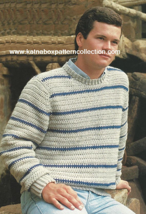 Suéter A Rayas Para Hombre (Sweater)