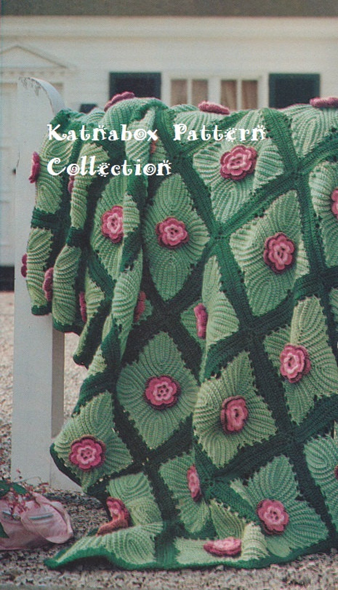 Crochet irish Rose Afghan Pattern KC0525, Advanced Skill Level, Crochet PDF Digital Pattern Etsy