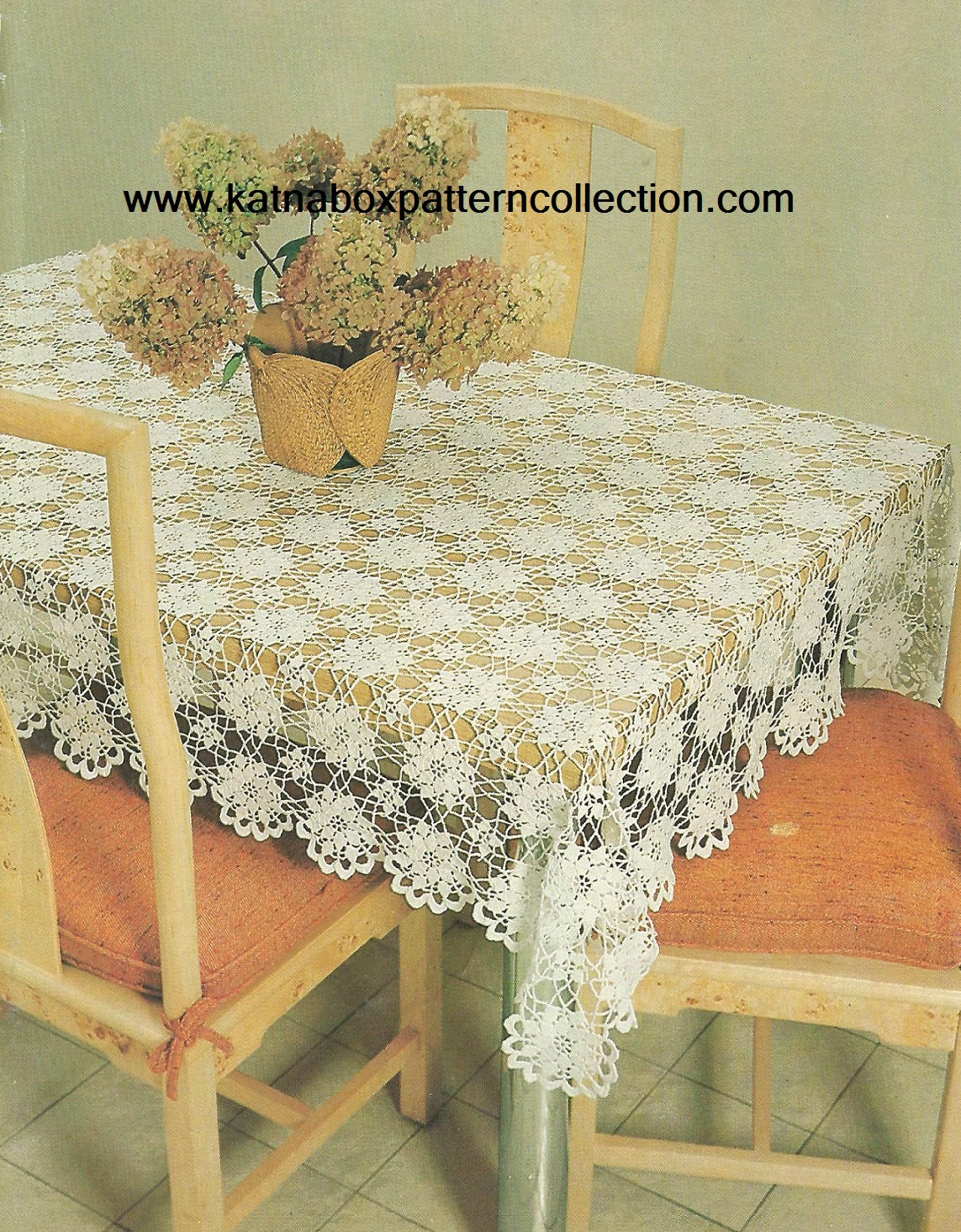 Crochet Queen Anne's Lace Tablecloth Pattern Etsy
