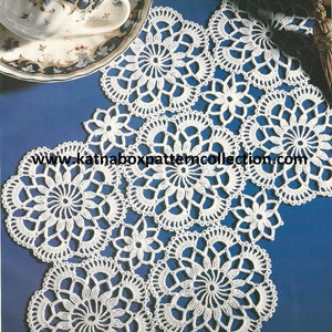 Septet Doily Crochet PDF Pattern, Advanced Skill Level