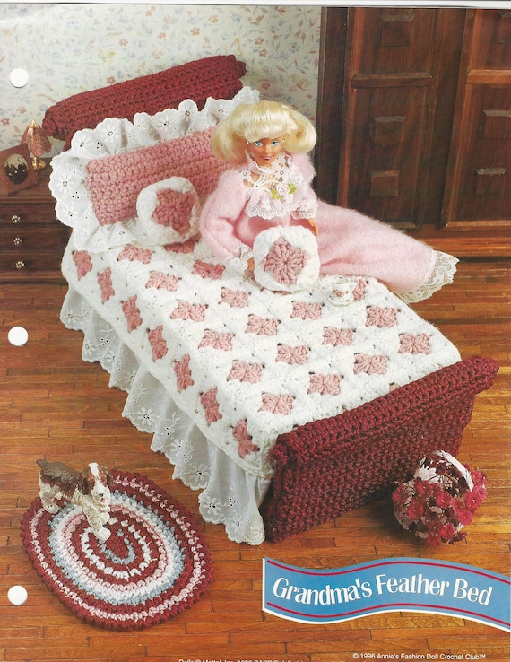 Crochet doll sales bed pattern