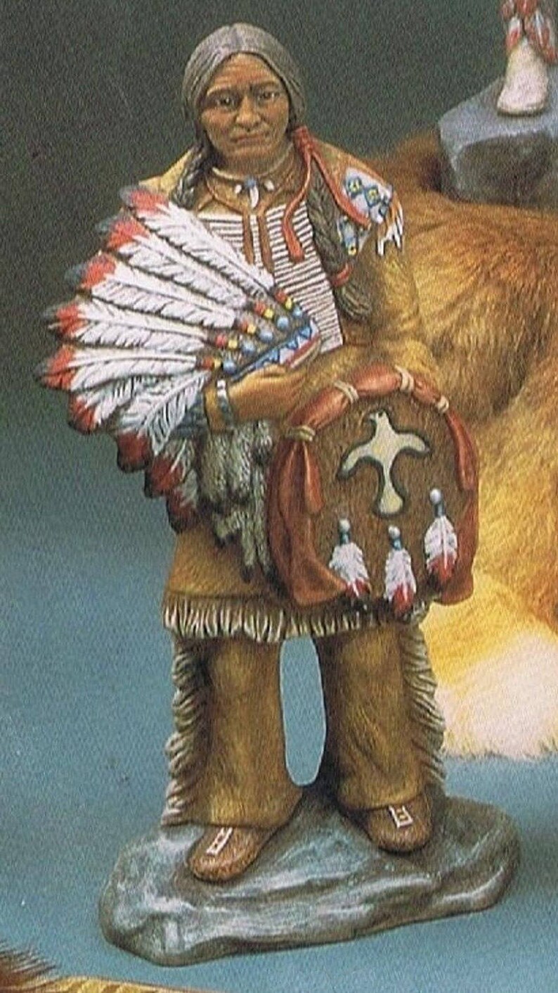 Ceramic Bisque UPaint Native American Indian Chief Holding Etsy