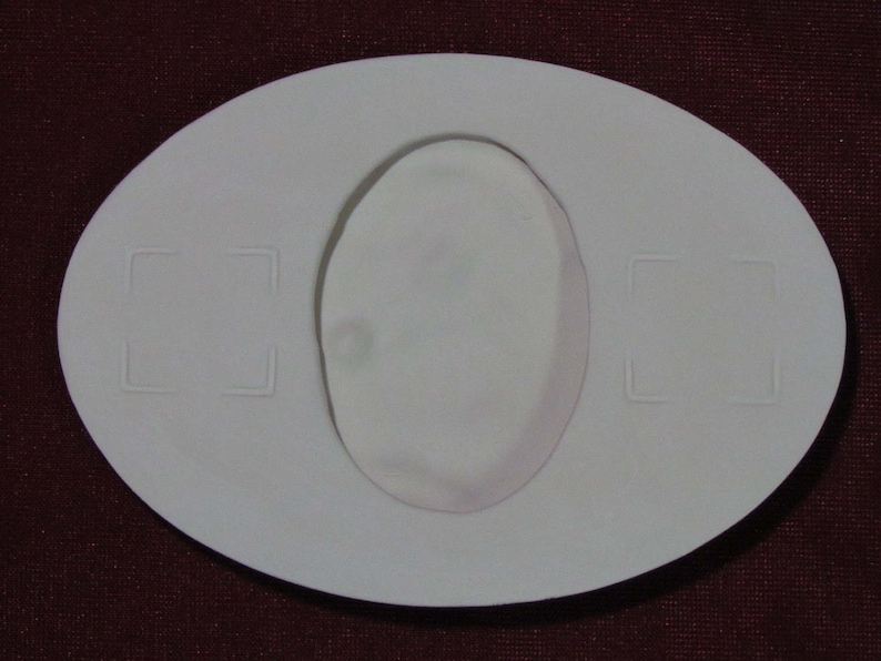 Magnolia Unpainted Ready To Paint DIY Flower Ceramic Bisque U-Paint Set Of 2 Dona/'s Seasons Inserts