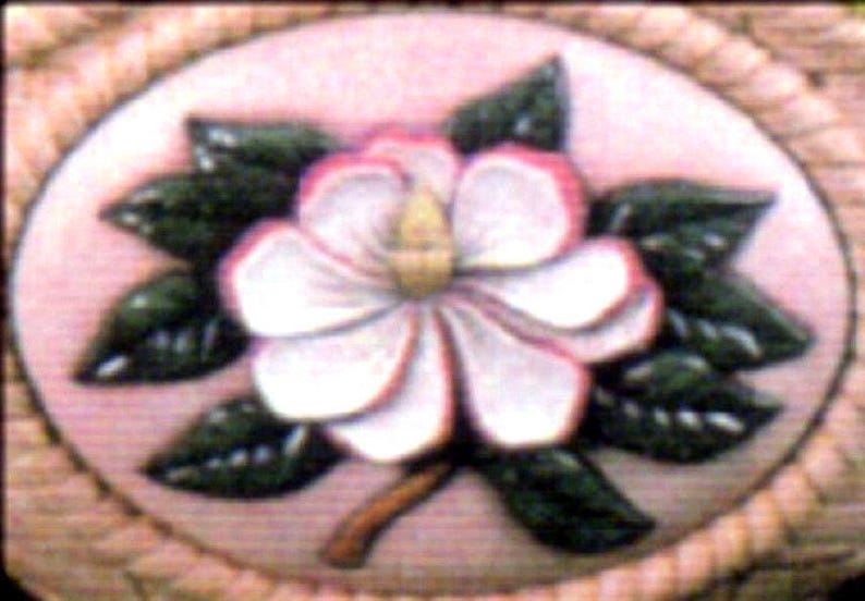 Magnolia Unpainted Ready To Paint DIY Flower Ceramic Bisque U-Paint Set Of 2 Dona/'s Seasons Inserts