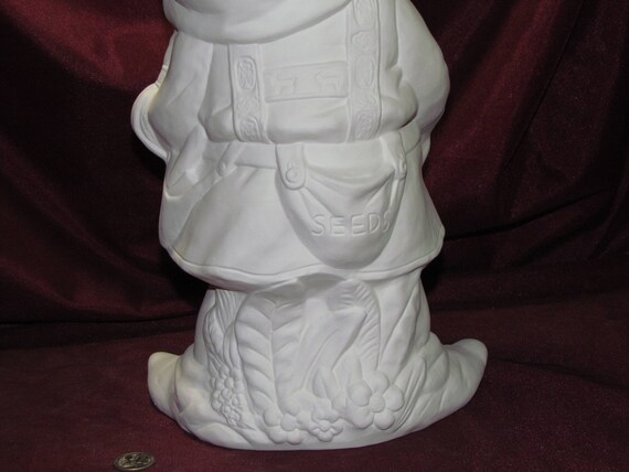 Susie Garden Gnome 17/" ready to paint Ceramic Bisque