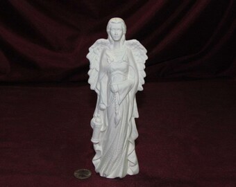 Ceramic Bisque U-Paint Wispy Angel Of Light Unpainted Ready To Paint DIY