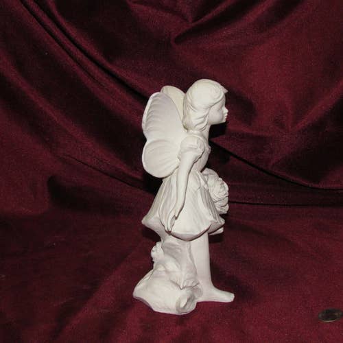 Ceramic Bisque U-Paint Gare Rose Fairy Unpainted Ready To Paint DIY deals PYOP Fae Faerie Fantasy Mystical Magical Pixie