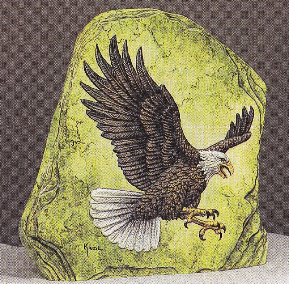 Ceramic Bisque UPaint Rock With a Bald Eagle Unpainted Ready To Paint DIY Bird hdhub4u.tools