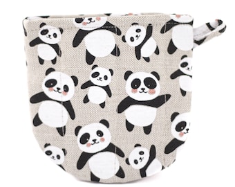 Pandas ovenwant van linnenmix: duurzame pannenlap voor in de keuken