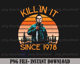 Killin Halloween Png Download, Funny Michael Png, Trick or Treat, Funny Halloween Digital File Instant Download, Png for Sublimation