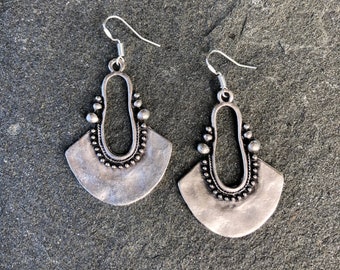 925 Sterling Silver&Gold Hook Dangle Drop Earring Women Boho Moroccan Earri Q3C3 