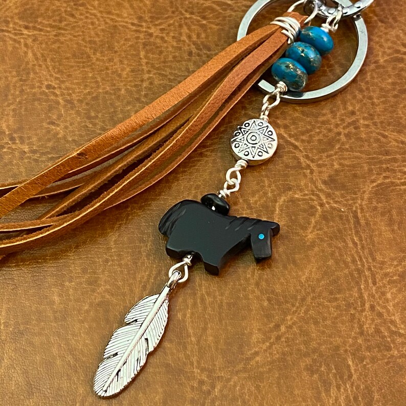 Horse Keychain Horse Purse Tassel Backpack Charm Black Etsy