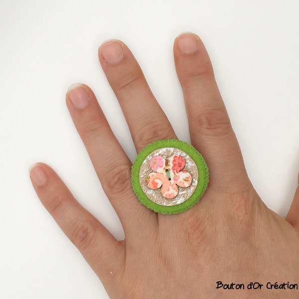 Bague en feutrine