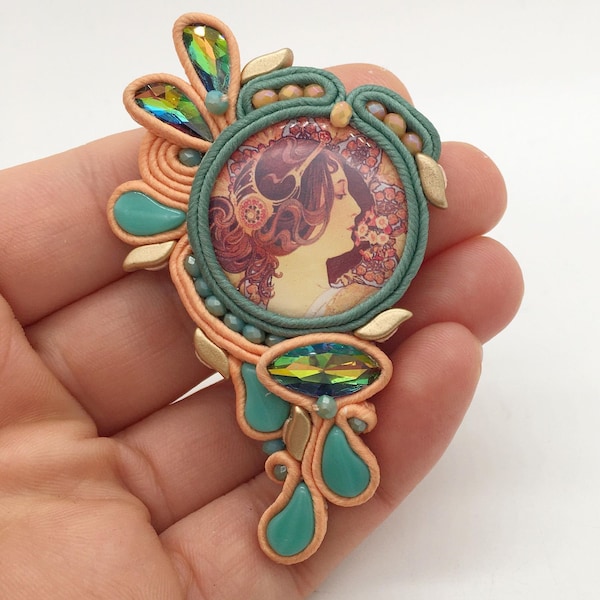 Broche art nouveau