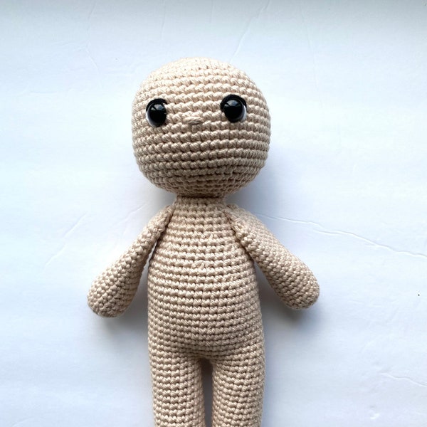 Doll Crochet Pattern, Basic Body, Basic Doll Crochet, Crochet Pattern, Pattern Only