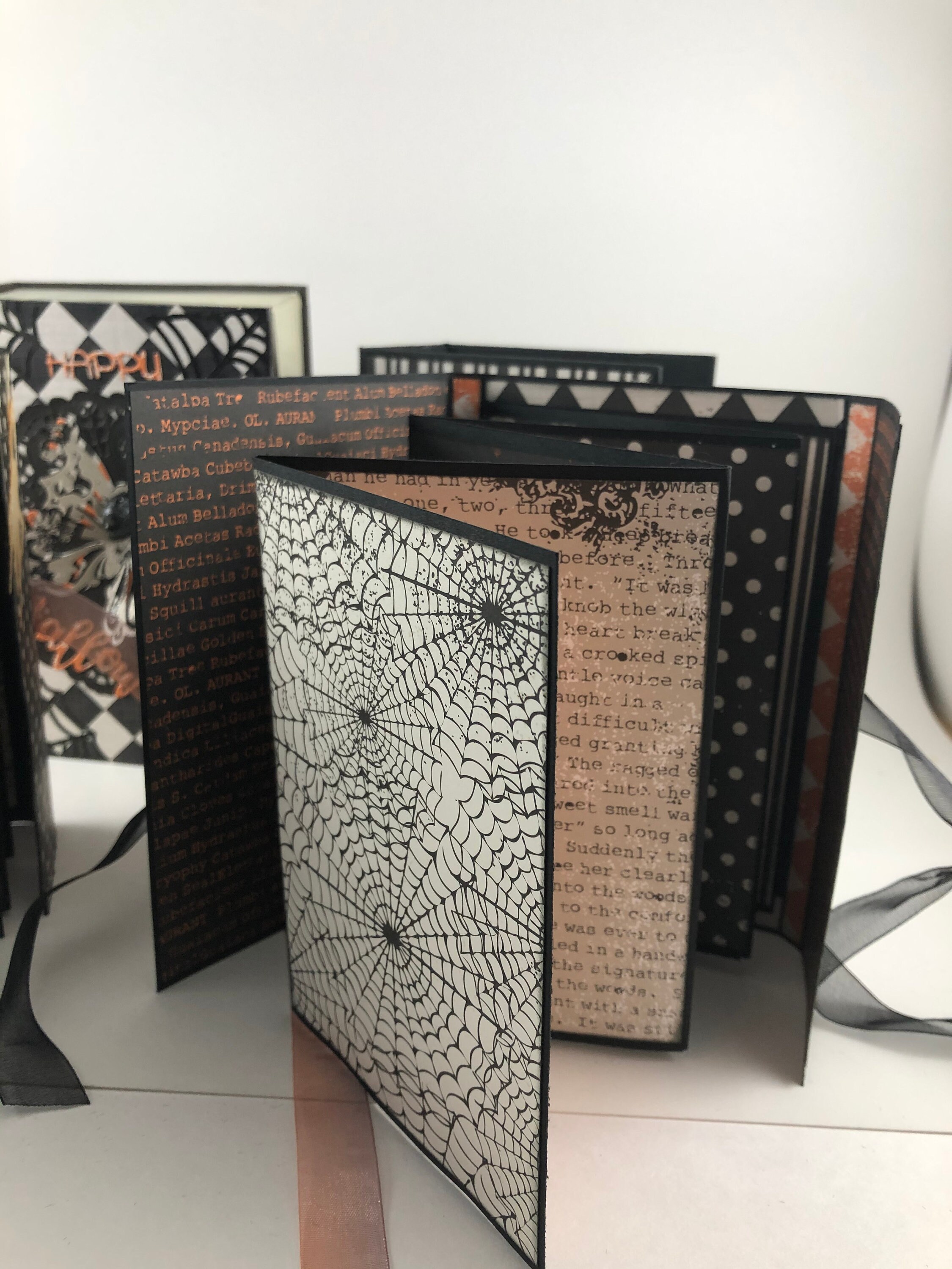 Halloween Book Box Album, Halloween Mini Album, Halloween Photo Album ...