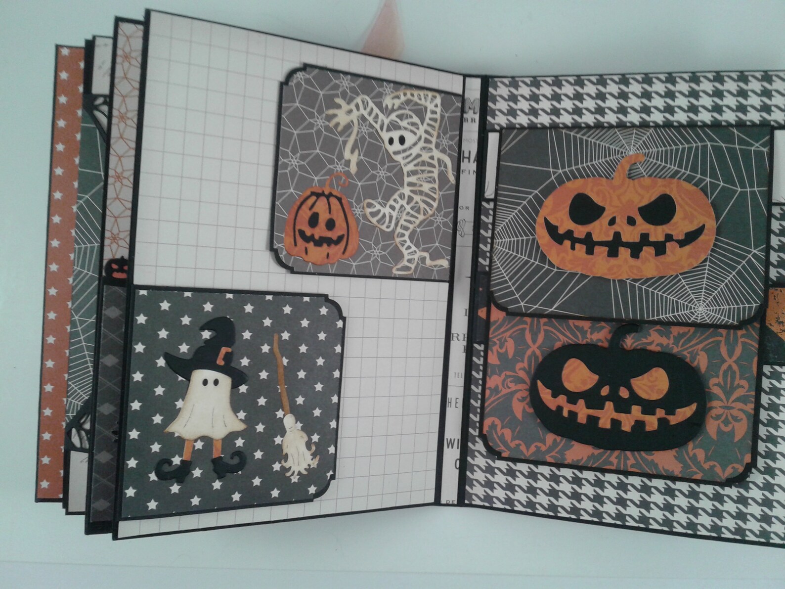 Halloween Photo album Halloween mini álbum álbum Scrapbook Etsy España