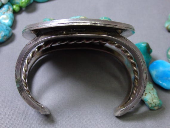 137g HOPI Natural BLUE GEM Turquoise Sterling Sil… - image 8