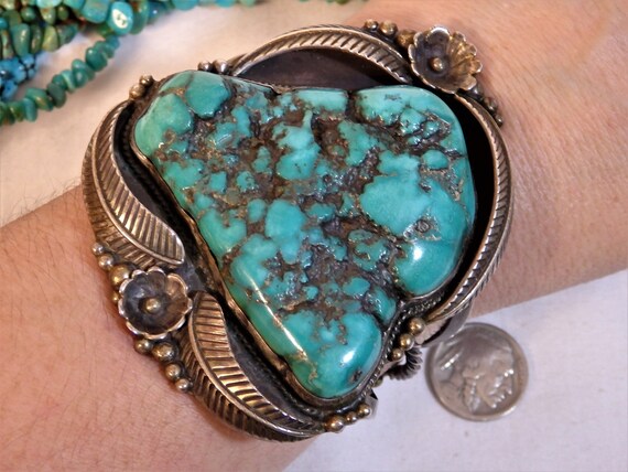 Giant 116g Old Navajo Natural Fox Mine Turquoise Nevada Etsy