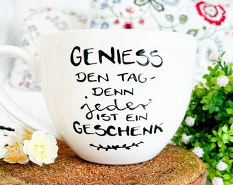 Tasse mit Spruch, Becher, Jumbotasse Geschenk, spruchtasse, Geschenk Tasse,