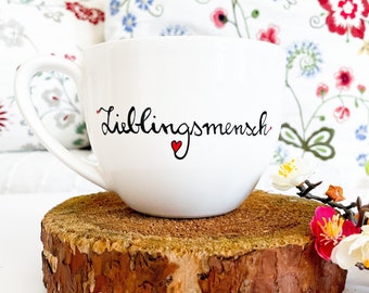 Tasse Lieblingsmensch, Geschenk TASSE, Tasse, Lieblingsmensch, Geschenk, beste Freundin, bester Freund