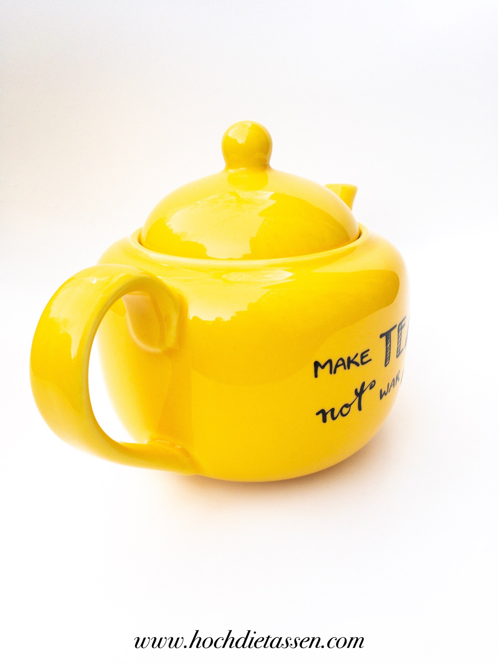 Teekanne Kanne für Tee make tea not war Kanne mit Spruch Etsy
