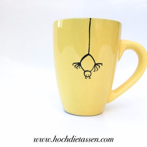 i think i spider Tasse mit Spruch, Spruchtasse, Tasse Weihnachtsgeschenk Bild 4