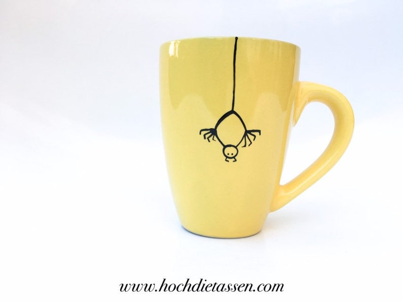 i think i spider Tasse mit Spruch, Spruchtasse, Tasse Weihnachtsgeschenk Bild 4