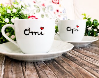 Tasse für Omi oder Opi, Geschenk für Oma und Opa, Teetasse, Kaffeetasse, Tasse Oma, Tasse Opa, Tasse Omi, Geschenk Oma