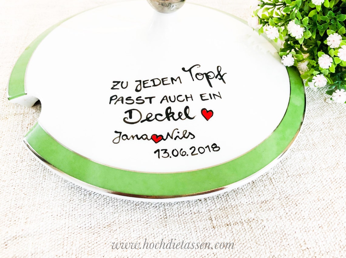 Hochzeitsgeschenk Zu jedem Topf passt ein Deckel Geschenk Etsy