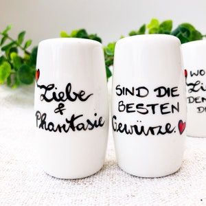 Hochzeitsgeschenk, Pfefferstreuer, Salzstreuer, Geschenk Einzug, Wohnungseinweihung, Geschenk Hochzeit Bild 7